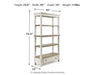 Realyn 75" Bookcase - Tony’s Furniture Store & Linen (GA) - Multi Location