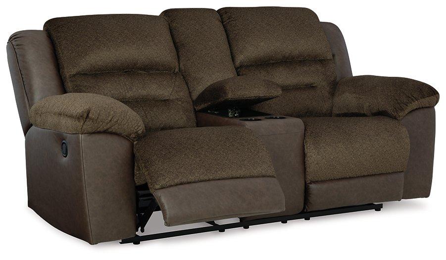 Dorman Reclining Loveseat with Console - Tony’s Furniture Store & Linen (GA) - Multi Location