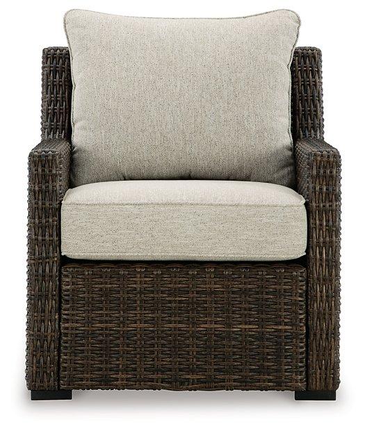 Brook Ranch Outdoor Lounge Chair with Cushion - Tony’s Furniture Store & Linen (GA) - Multi Location