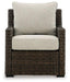 Brook Ranch Outdoor Lounge Chair with Cushion - Tony’s Furniture Store & Linen (GA) - Multi Location