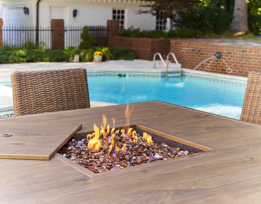 Walton Bridge Outdoor Bar Table with Fire Pit - Tony’s Furniture Store & Linen (GA) - Multi Location