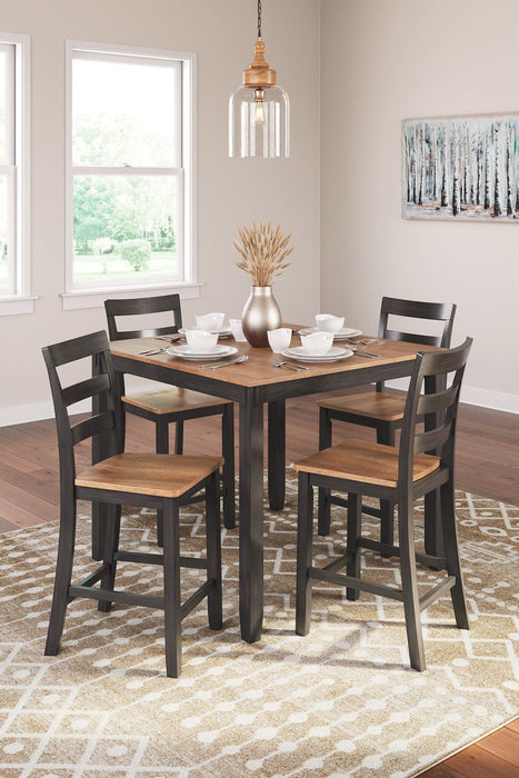 Gesthaven Counter Height Dining Table and 4 Barstools (Set of 5) - Tony’s Furniture Store & Linen (GA) - Multi Location