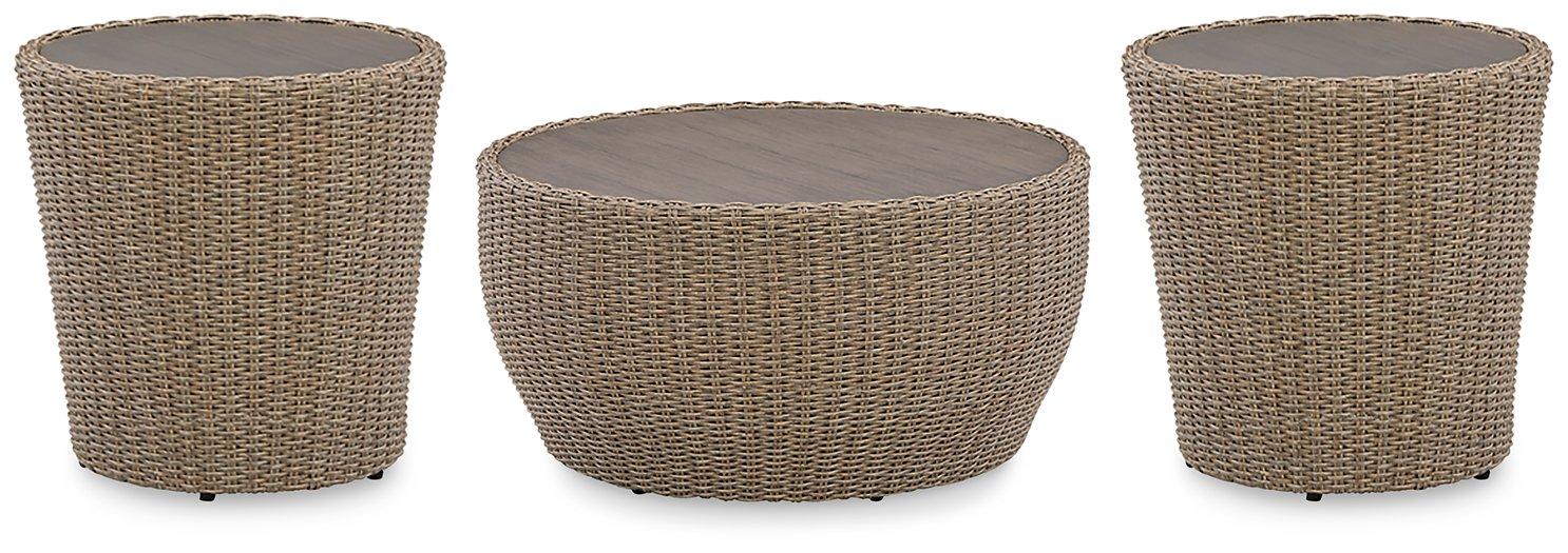 Danson Outdoor Occasional Table Set - Tony’s Furniture Store & Linen (GA) - Multi Location
