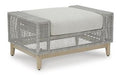 Seton Creek Outdoor Ottoman with Cushion - Tony’s Furniture Store & Linen (GA) - Multi Location