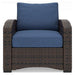 Windglow Outdoor Lounge Chair with Cushion - Tony’s Furniture Store & Linen (GA) - Multi Location