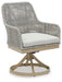 Seton Creek Outdoor Swivel Dining Chair (Set of 2) - Tony’s Furniture Store & Linen (GA) - Multi Location