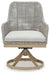 Seton Creek Outdoor Swivel Dining Chair (Set of 2) - Tony’s Furniture Store & Linen (GA) - Multi Location