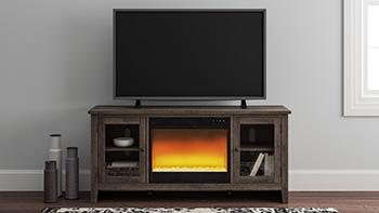 Arlenbry 60" TV Stand with Electric Fireplace - Tony’s Furniture Store & Linen (GA) - Multi Location