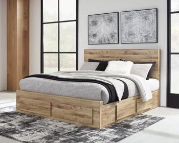 Hyanna Panel Storage Bed with 2 Under Bed Storage Drawer - Tony’s Furniture Store & Linen (GA) - Multi Location