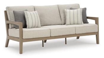Hallow Creek Outdoor Sofa with Cushion - Tony’s Furniture Store & Linen (GA) - Multi Location