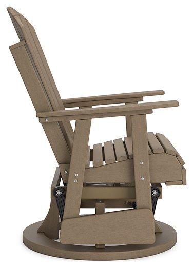 Hyland wave Outdoor Swivel Glider Chair - Tony’s Furniture Store & Linen (GA) - Multi Location