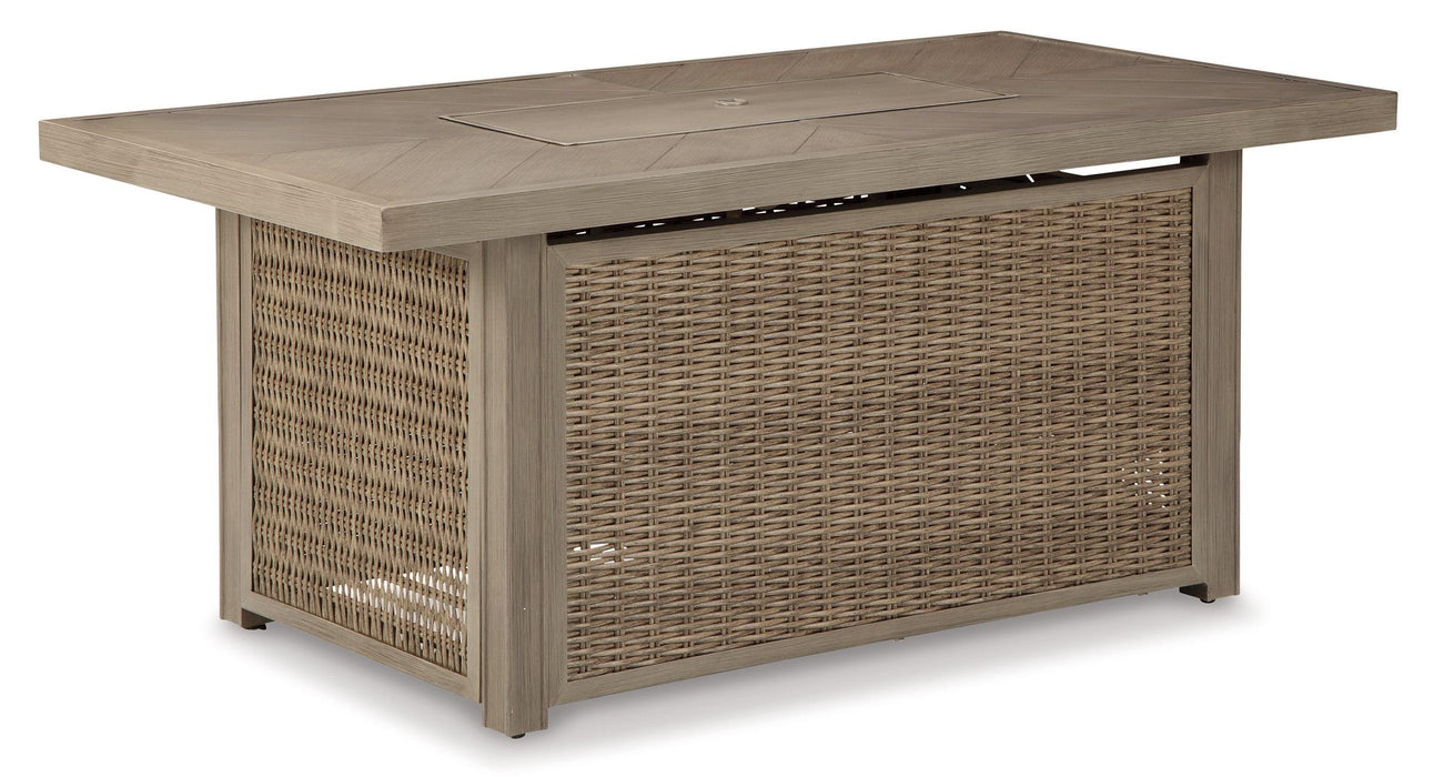 Beachcroft Outdoor Sofa, Lounge Chairs and Fire Pit - Tony’s Furniture Store & Linen (GA) - Multi Location
