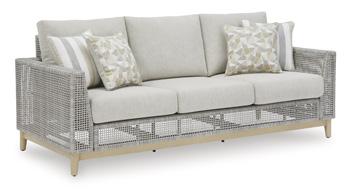 Seton Creek Outdoor Sofa with Cushion - Tony’s Furniture Store & Linen (GA) - Multi Location