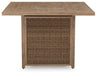 Walton Bridge Outdoor Bar Table with Fire Pit - Tony’s Furniture Store & Linen (GA) - Multi Location