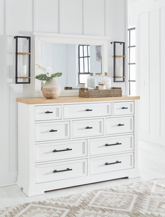 Ashbryn Dresser and Mirror - Tony’s Furniture Store & Linen (GA) - Multi Location