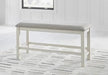 Robbinsdale 49" Counter Height Dining Bench - Tony’s Furniture Store & Linen (GA) - Multi Location
