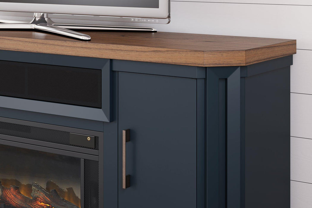 Landocken 83" TV Stand with Electric Fireplace - Tony’s Furniture Store & Linen (GA) - Multi Location