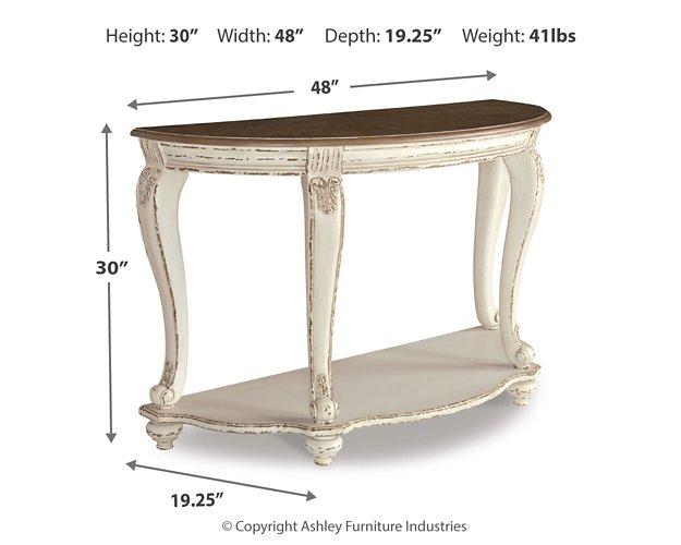 Realyn Sofa Table - Tony’s Furniture Store & Linen (GA) - Multi Location