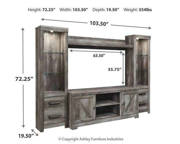 Wynnlow 4-Piece Entertainment Center - Tony’s Furniture Store & Linen (GA) - Multi Location