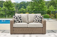 Beachcroft Outdoor Loveseat with Cushion - Tony’s Furniture Store & Linen (GA) - Multi Location