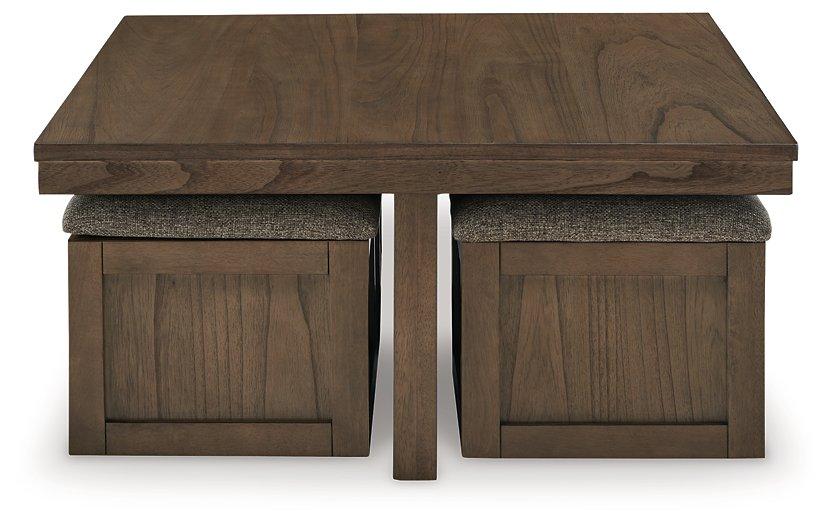 Boardernest Coffee Table with 4 Stools - Tony’s Furniture Store & Linen (GA) - Multi Location