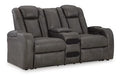 Fyne-Dyme Power Reclining Loveseat with Console - Tony’s Furniture Store & Linen (GA) - Multi Location