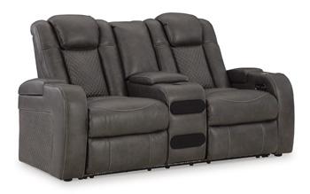 Fyne-Dyme Power Reclining Loveseat with Console - Tony’s Furniture Store & Linen (GA) - Multi Location