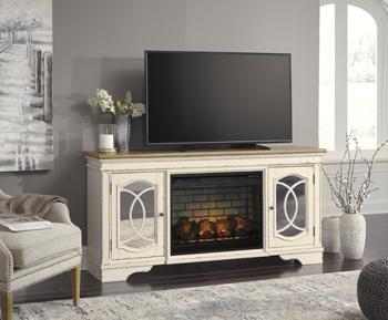 Realyn 74" TV Stand with Electric Fireplace - Tony’s Furniture Store & Linen (GA) - Multi Location