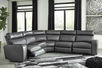 Samperstone Power Reclining Sectional - Tony’s Furniture Store & Linen (GA) - Multi Location