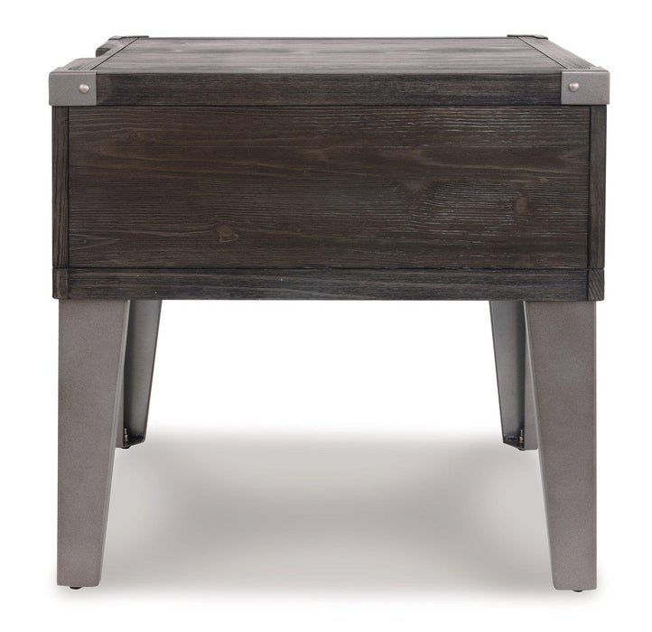 Todoe End Table with USB Ports & Outlets - Tony’s Furniture Store & Linen (GA) - Multi Location