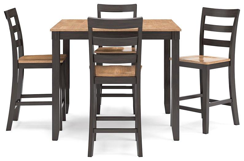 Gesthaven Counter Height Dining Table and 4 Barstools (Set of 5) - Tony’s Furniture Store & Linen (GA) - Multi Location