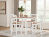 Gesthaven Counter Height Dining Table and 4 Barstools (Set of 5) - Tony’s Furniture Store & Linen (GA) - Multi Location