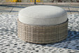 Calworth Outdoor Ottoman with Cushion - Tony’s Furniture Store & Linen (GA) - Multi Location