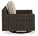 Coastline Bay Outdoor Swivel Lounge with Cushion - Tony’s Furniture Store & Linen (GA) - Multi Location