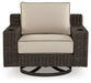 Coastline Bay Outdoor Swivel Lounge with Cushion - Tony’s Furniture Store & Linen (GA) - Multi Location