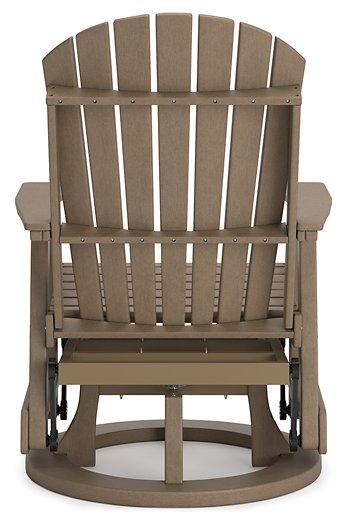 Hyland wave Outdoor Swivel Glider Chair - Tony’s Furniture Store & Linen (GA) - Multi Location