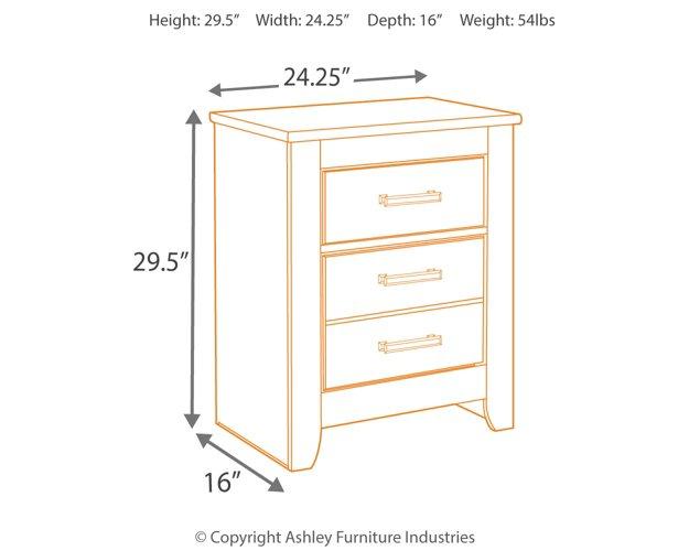 Brinxton Nightstand - Tony’s Furniture Store & Linen (GA) - Multi Location