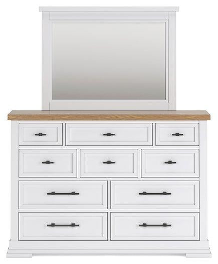 Ashbryn Dresser and Mirror - Tony’s Furniture Store & Linen (GA) - Multi Location