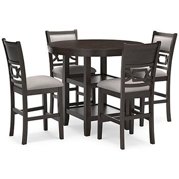 Langwest Counter Height Dining Table and 4 Barstools (Set of 5) - Tony’s Furniture Store & Linen (GA) - Multi Location