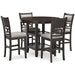 Langwest Counter Height Dining Table and 4 Barstools (Set of 5) - Tony’s Furniture Store & Linen (GA) - Multi Location