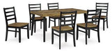Blondon Dining Table and 6 Chairs (Set of 7) - Tony’s Furniture Store & Linen (GA) - Multi Location