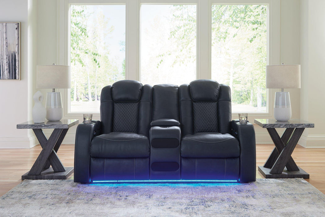 Fyne-Dyme Power Reclining Loveseat with Console - Tony’s Furniture Store & Linen (GA) - Multi Location