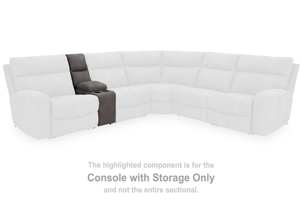 Next-Gen DuraPella Power Reclining Sectional Loveseat with Console - Tony’s Furniture Store & Linen (GA) - Multi Location