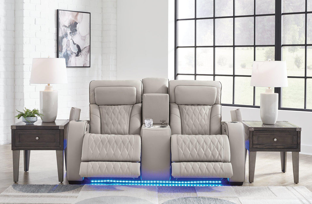 Boyington Power Reclining Loveseat with Console - Tony’s Furniture Store & Linen (GA) - Multi Location