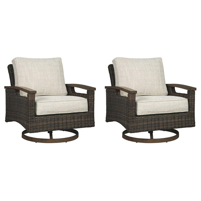 Paradise Trail Outdoor Sofa, Lounge Chairs and Fire Pit Table - Tony’s Furniture Store & Linen (GA) - Multi Location