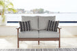 Emmeline Outdoor Loveseat with Cushion - Tony’s Furniture Store & Linen (GA) - Multi Location
