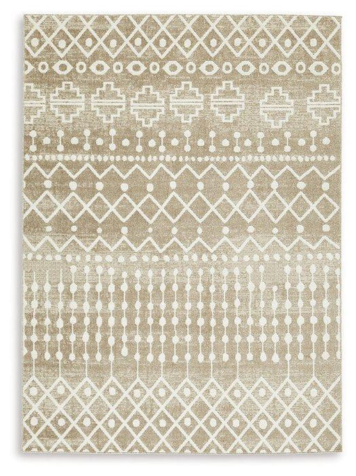Bunchly 4'11" x 7'2" Washable Rug - Tony’s Furniture Store & Linen (GA) - Multi Location