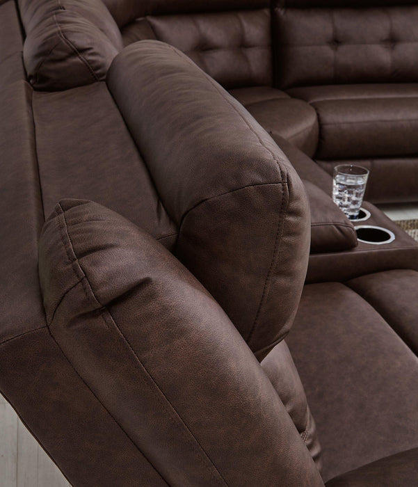 Punch Up Power Reclining Sectional - Tony’s Furniture Store & Linen (GA) - Multi Location