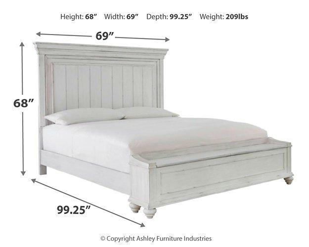 Kanwyn Bed with Storage Bench - Tony’s Furniture Store & Linen (GA) - Multi Location