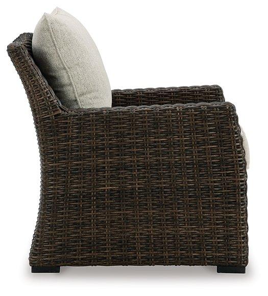 Brook Ranch Outdoor Lounge Chair with Cushion - Tony’s Furniture Store & Linen (GA) - Multi Location